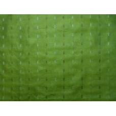 Cotton Silk Dobby 1 Green Fabric